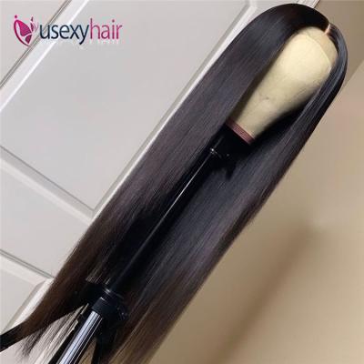 China Silky Straight Wave Hair Wigs, Lace Frontal Wig For Black Women, Pre Pluck Lace Wig With Baby Hair for sale