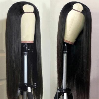 China 100% Curly Blonde Straight/Yaki/Straigt/Body Wave Wigs Dropshipping Remi u Part Hair Upart Hair Wigs for sale