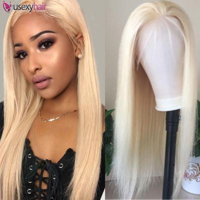 China Young Virgin And Remy Hair Single Virgin Hair Distributor Grade 10A Lace Front Wig 613 Color Indian Maiden Hair In India for sale