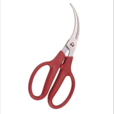 China Universal Stainless Steel Crab Scissors Seafood Shrimp Cutting Lobster Peeling Multifunctional Prawn Scissors for sale