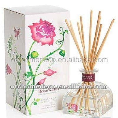 China Viable High Quality Rose Scented Reed Diffuser 100ML Yurt Shape Glass Diffuser Bottle Perfume Diffuser for sale