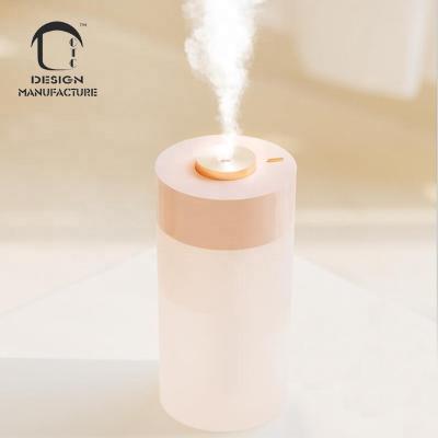 China Wholesale Modern Desktop 350ml 800mAh Wireless White Battery Whisper Quiet Ultrasonic Humidifiers With Warm LED Lights for sale