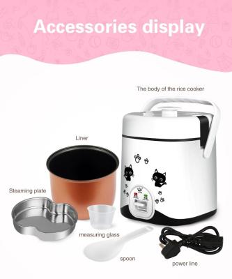 China Hotel Pressure Mini Rice Cooker Multifunction Electric Portable Mini Rice Cooker 110V for sale