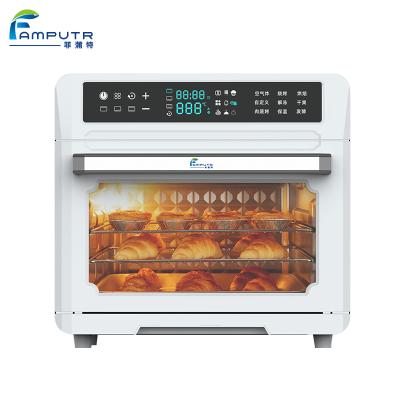 China Multifunctional 10-In-1 Overheat Protection Bake Pizza Oven Countertop Toaster Convection Air Fryer Oven for sale