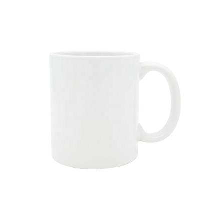 China Cheap Viable Simple Blank White Mug Factory Round Christmas Sublimation Masks Ceramic Coffee Mug Sublimator for sale