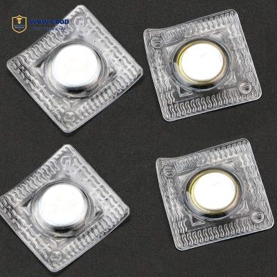 China Industrial Washable Circle Square Round Square Clothing Block Magnetic PVC Magnet Button Invisible Hidden Snap Sew In Magnet For Clothing for sale