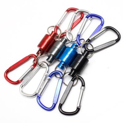 China Shell Stainless Steel Industrial Aluminum Steel Magnetic Fishing Net Magnetic Key Chain Magnet Quick Release Connector Clip Buckle Mount for sale