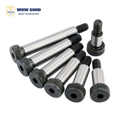 China M2 M3 M4 M5 M6 M7 M8 Stainless Steel Hex Pan Custom M2 M3 M4 M5 M6 M7 M8 Black Galvanized Alloy Steel Shoulder Screw Bolt Joint Cavity Black Head Hex Pan for sale