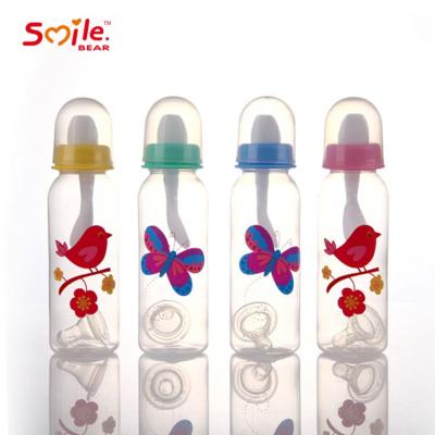 China BPA Free Fashionable Printing BPA Free PP Milk Feeding Bottle Baby Bottle for sale