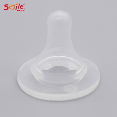 China BPA Free Size S/M/L/Baby Nipple Teat Silica Gel Baby Supplies Round Hole Breastmilk Sense Pacifier Bottle Real Nipples for sale