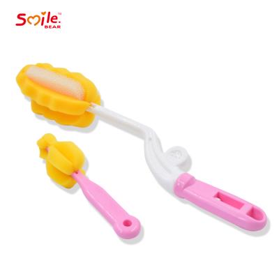 China Sustainable dual brush - bottle cleaner brush, nipple brush for sale