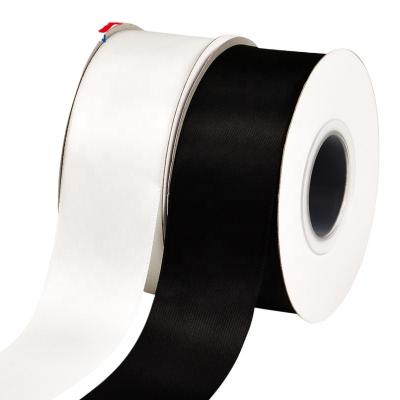 China Hot Selling Low Price 50mm Ribbon 50mm Professional White Satin Ribbon White Satin Ribbon Viable for sale