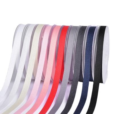 China High Tenacity YiCai Factory Stocked Pure Colors Double Faced Mixed Colors 32mm Chevron Twill Ribbon for sale