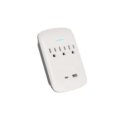 China 3 Outlet Residential/Multi-Purpose Expand Protector with Type C for sale