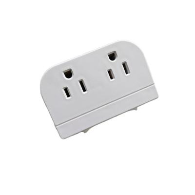 China Switch 3 Fork Plug Outlet Switch Fused 2 Outlet Port Power Adapter With On Off Switch for sale