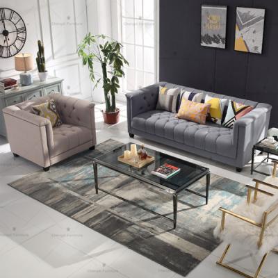 China Sofa North Europe style sectional sofa furniture, living room single modern 3 seater sofa, 1 seat fabric single sofa for sale