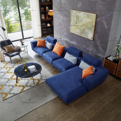 China Sectional Sofa Most Popular Modern Canton Sofa Fabric for sale