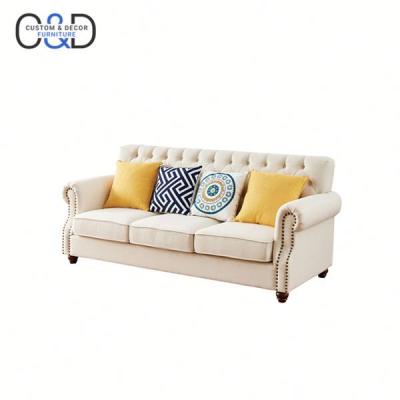 China American Furniture Sets Chesterfield SOFA Living Room Antique Cheap Chesterfield Sofa for sale