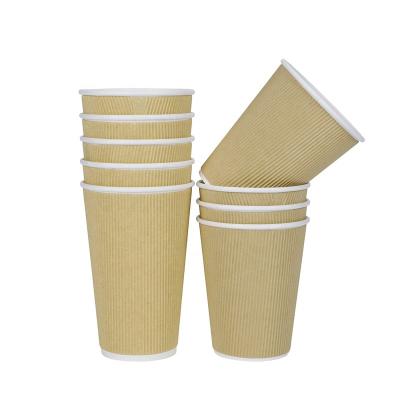 China Factory Price 100% Biodegradable Biodegradable Packaging Disposable Eco Friendly Paper Cups for sale