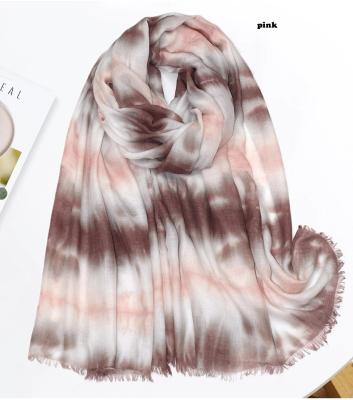 China Polyester Women Ombre Pattern Printed Scarf Cotton Voile Scarf Wraps Hijabs 10pcs/lot for sale