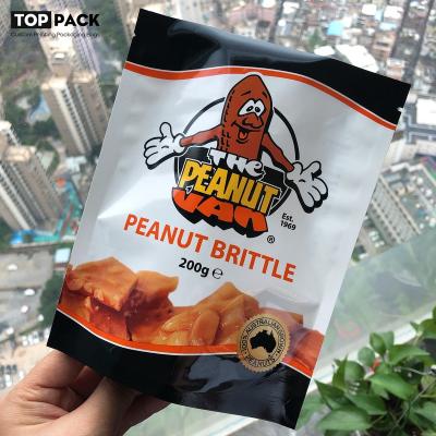 China Moisture Proof Peanut Packaging Bags / Plastic Stand Up Pouch Packing Bag For Peanut Fragile for sale