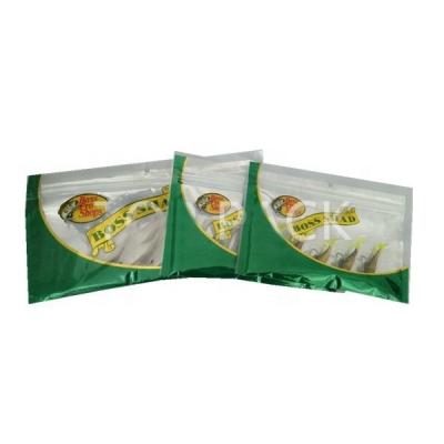 China Promotion Fish Lure Ziplock Bags / Shrimp Bait Soft Packaging for sale