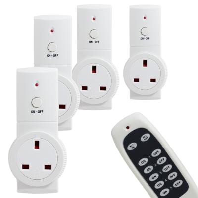 China UK Residential / General Purpose 4+1 433.92 Mhz Smart Wireless Remote Control Switch for sale