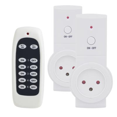 China Israel Home Using Wireless Switch Socket Residential / Multipurpose Remote Control Socket Left for sale