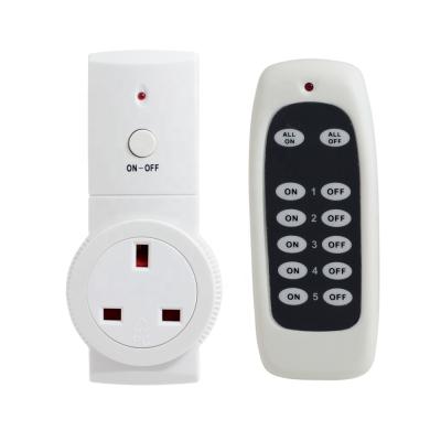 China 433.92 Mhz Wireless Remote Controlled Wireless Remote Control Socket Switch Remote Conrol Residential / Multipurpose UK for sale