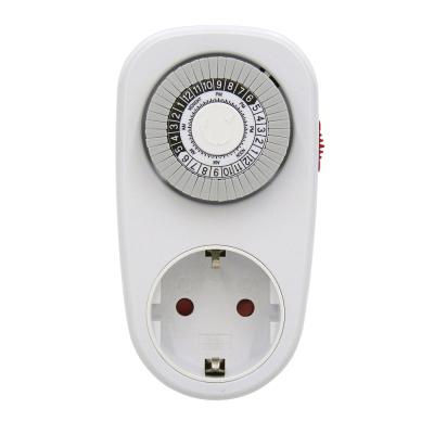 China High Performance Residential Timer Switch EU Plug In Timer Switch Mechanical Socket for sale