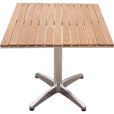 China High Quality Outdoor Furniture Ash Wood Patio Revolving Table for sale