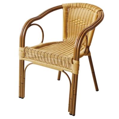 China Modern Removable Cover Outdoor Restaurant Brown Lounge Leisure Rattan Chair for sale