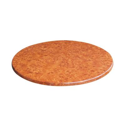 China Modern Commercial Tophine Restaurant Round / Rectangle Compact Hpl Laminate Table Tops for sale