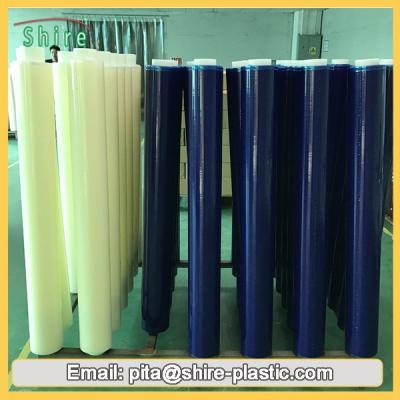 China Transparent PE Protective Film For Pre Painted Metals / Sandwich Panel 180 - 200g for sale