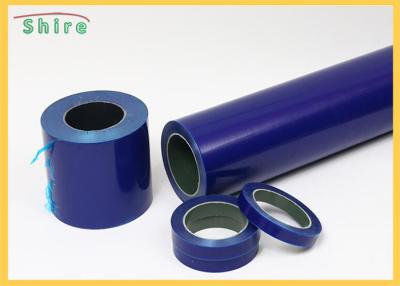 China LDPE Blue 50 Microns 200m Window Glass Surface Protection Film for sale