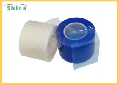 China 4 In X 6 In Dental Barrier Film Blue Roll Low Adhesion for sale