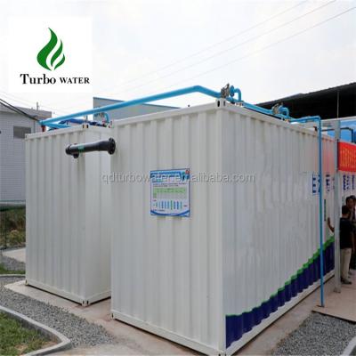 China Hotels Membrane Bioreactor MBR MBBR Sewage Treatment Plant For Domestic Wastewater Treatment for sale