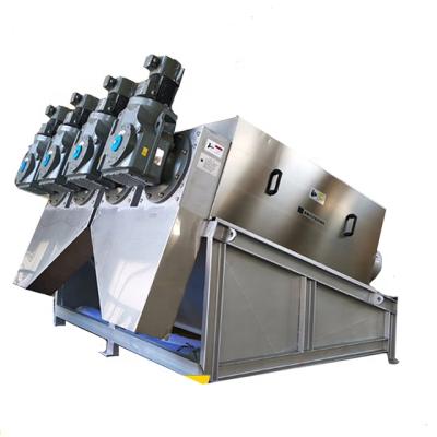 China Hotels Desliming Screw Press Dewatering Machine For Wastewater Treatment Plant for sale