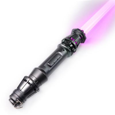 China Aluminum Alloy 6063 Aluminum Alloy Hilt Rey Saber Blade Heavy Dueling Enclosure Empty Lightsaber With Smooth Soundboard Swing for sale