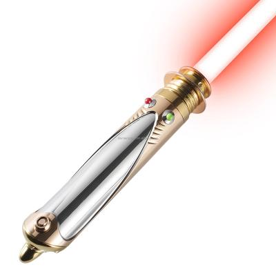 China Heavy Blade Duel Color Handle Metal Support Emperor Changing Lightsaber LGT LGT With 9 Sets Sound Fonts Locks Blaster for sale