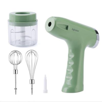 China Motor Stirrer Mixer Eggnog Multifuncional Electric Pure Copper Cordless Egg Beater Food Processor for sale