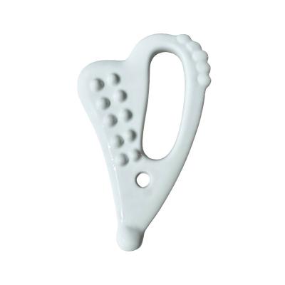 China Eco-friendly Shaped Handheld Facial Ceramic Point Body Massager Tool Guasha for sale