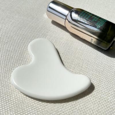 China Face Guasha Ceramic Massager Guasha Tools for Scraping Body and Face Beauty Tools for sale