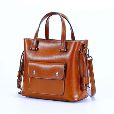 China Waterproof 2020 New Tote Fashion Handbag Genuine Leather Bags Women Handbags For Lady for sale