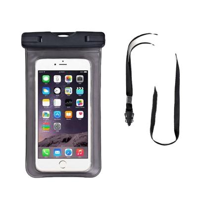 China New Hot Sale Flat Clip Protector Cover Waterproof Bag For Mobile Phone With Armband for sale