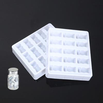 China Supplier Disposable Thermoformed Bottle Compartment Blister Protective Blister Blister Tray Without Lid for sale