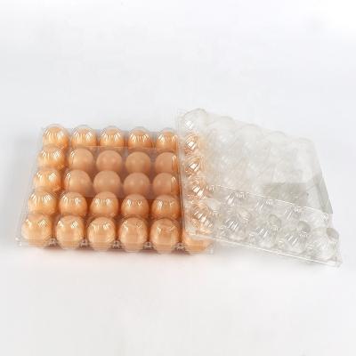 China Eco - Friendly Plastic Circle Cake Fruit Quail Egg Boxes Serving Tray for sale