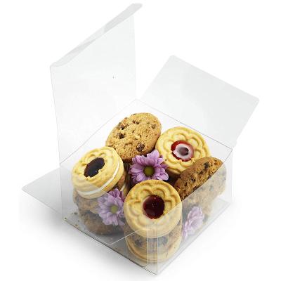 China Eco - Friendly Customizable Log Cake Containers Clear Dessert Packaging Plastic Boxes for sale