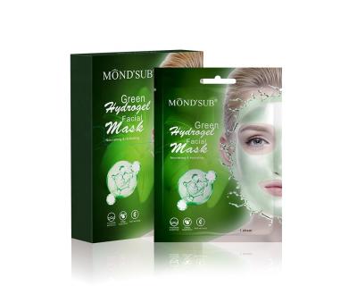 China Factory Private Label Mask Skin Care Tea Tree Hydrogel Illuminating Facial Mask Brightening Deep Hydration Sheet for sale