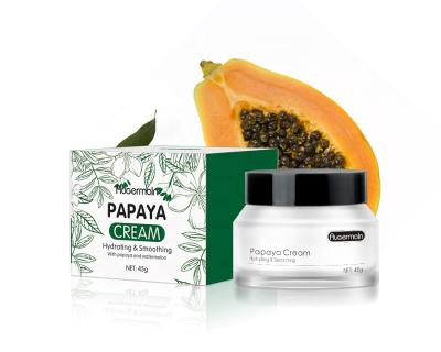 China Custom Hydrating Moisturizer Private Label Papaya Deep Hydration Skin Whitening Face Cream Manufacturer for sale